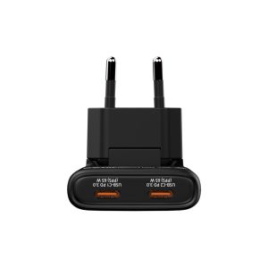 Зарядно устройство Verbatim Fold 'n' Go GaN Charger 65W EU plug Black
