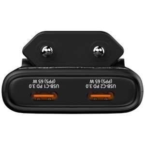 Зарядно устройство Verbatim Fold 'n' Go GaN Charger 65W EU plug Black