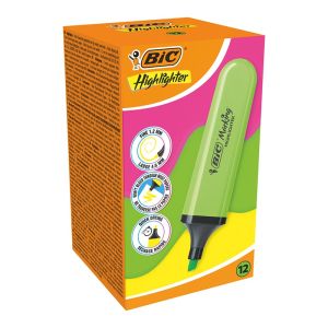 Текст маркер BiC Marking Neon Скосен връх 1.2-4.6 mm Зелен