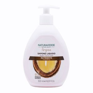 Течен сапун  Naturaverde Argan, Помпа 500 ml