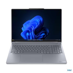 Лаптоп Lenovo ThinkBook 16p G6 IAX Intel Core Ultra 7 255HX, 20C (up to 5.2GHz, 30MB), 32GB (16+16) SODIMM DDR5-5600, 1TB SSD, 16" WQXGA (2560x1600) IPS AG, NVIDIA GeForce RTX 5060 8GB, FHD&IR Cam, Backlit KB, WLAN, BT, FPR, Color Calibration, 4 cell, Win