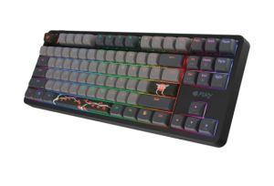 Клавиатура Fury Gaming Keyboard Kanabo K6, US layout, Magnetic backlight, Mechanical, Black-Grey