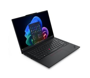 Лаптоп Lenovo ThinkPad E14 G8, Intel Core Ultra 5 325, 8C (up to 4.5GHz, 12MB), 16GB DDR5-5600, 512GB SSD, 14" WUXGA (1920x1200) IPS AG, Intel Graphics, FHDp&IR Cam, Backlit KB, WLAN, BT, FPR, 4 cell, Win 11 Pro, 3Y Onsite