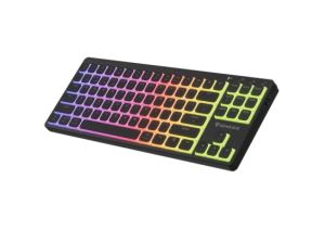 Клавиатура Genesis Gaming Keyboard Thor 430 TKL Wireless, US, RGB Mechanical Outemu Pink, Silent Slim, Black
