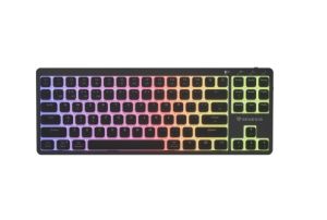 Клавиатура Genesis Gaming Keyboard Thor 430 TKL Wireless, US, RGB Mechanical Outemu Pink, Silent Slim, Black