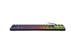 Клавиатура Genesis Gaming Keyboard Thor 430 TKL, US, RGB Mechanical Outemu, Pink, Silent, Hot Swap Slim, Black