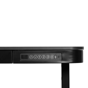 Ергономично регулируемо бюро Carmen CR-118 E - 140 см - черно
