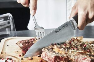 Нож Tefal K2569004 SET KNIFE+SHARPENER EVERSHARP
