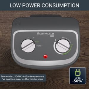 Вентилаторна печка Rowenta SO2330, 2400W, 2 speeds, cool fan, silence function, 44db(A), thermostat, GREY / BLACK