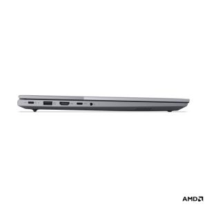 Лаптоп Lenovo ThinkBook 16 G9 AMD Ryzen 7 250 (up to 5.1GHz, 16MB), 32GB (16+16) SODIMM DDR5-5600, 512GB SSD, 16" WUXGA (1920x1200) IPS AG, AMD Radeon 780M Graphics, FHD&IR Cam, Backlit KB, WLAN, BT, 3 cell, DOS, 3Y CCI