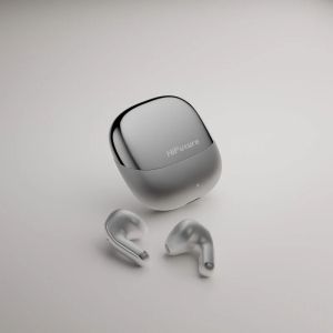 Слушалки HiFuture ChromeBuds Titanium, Metallic Charge Case, 4 MICS ENC, Wireless 5.4, Up to 6 Hours Battery Life by one charge, IPX5, Ultra Bass, Up to 30 Hours Battery Life Combined
