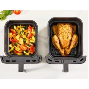 Уред за здравословно готвене Tefal EY7568E0 Crispy Stack Af Genius+Acc Blk