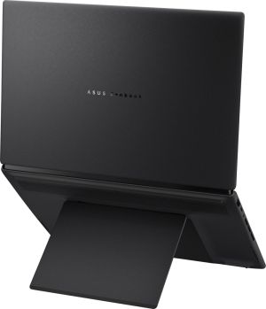 Лаптоп Asus ZenBook Duo 14 UX8407AA-SN130X, Screen Pad Plus, INTEL Ultra 9  PTL U9-H484 (16C) 14" OLED, WQXGA+ ( 2880X1800 ) 16:10Touch, 32GB, 2TB SSD, Soft Keyboard, Windows 11 Pro,Moher Gray, Sleeve