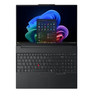 Лаптоп Lenovo ThinkPad E16 G4 Intel Core 5 320 (up to 4.6Ghz, 6MB), 16GB DDR5-5600, 512GB SSD, 16" WUXGA (1920x1200) IPS AG, Intel Graphics, FHD 1080p&IR Cam, Backlit KB, WLAN, BT, FPR, DOS, 3Y Onsite