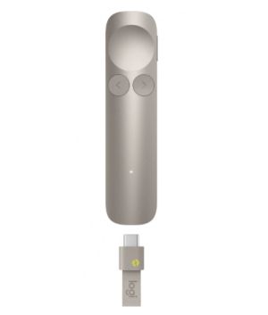 Безжичен презентер Logitech Spotlight 2 Presentation Remote - Sand