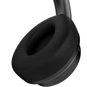Слушалки HiFuture FutureTour Black, Active Noise Canceling, 25-Hour Playtime, Memory Protein Foam Cover, Crystal-Clear Call, Wireless 5.2, AUX Cable