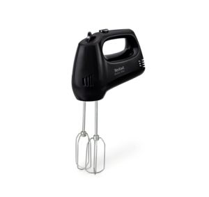 Миксер Tefal HT310838, Hand Mixer, 300W, 5 Speeds + turbo,  2 Beaters, 2 Dough hooks, black