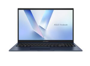 Лаптоп Asus Vivobook X1504MA-BQ254WNA,INTEL WCL Core 5, 15.6" FHD,(1920x1080),16GB DDR5 , SSD 512GB, Chiclet Keyboard with Num-key,Windows 11, Quiet Blue, no adapter, US international