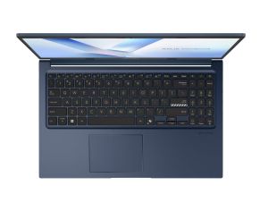 Лаптоп Asus Vivobook X1504MA-BQ254WNA,INTEL WCL Core 5, 15.6" FHD,(1920x1080),16GB DDR5 , SSD 512GB, Chiclet Keyboard with Num-key,Windows 11, Quiet Blue, no adapter, US international