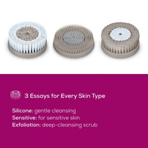 Уред за лице Beurer FC 59 Facial brush; PX7; Rechargeable battery; Incl.3 brush attachments (silicone, sensitive, exfoliating) and 1 x USB-C cable;Bi-directional rotation;2 speeds Waterproof (IPX7)