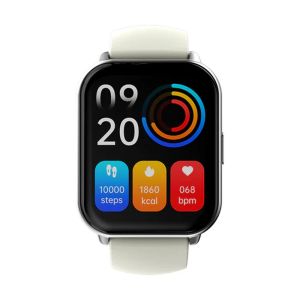 Часовник HiFuture Zone2 Silver, 1.96", 240?286, Bluetooth Call, IP68 Waterproof, 24/7 True Heart Rate & Blood Oxygen Sensor, Up to 7 days daily use, 100+ Sports Mode