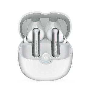 Слушалки HiFuture SonicAir White, 4MICS ENC, 35 Hours Playtime,  Wireless 5.3, 10MM Driver, Soft Bass, Comfort Fit