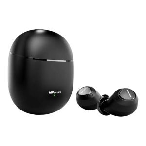 Слушалки HiFuture OlymBuds3 Black, Comfort Fit TWS Earbuds, Powerful Bass, 25Hours Playtime, Wireless 5.3, 6MM Driver, Comfort Fit, Super Light Weight