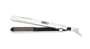 Преса Rowenta SF7660F0 Liss & Curls Premium Care, cashemere keratin coating, ionic function, liss optimizer (silicon strip), LCD screen, 2 settings (130-200C), fast heat up (30'), auto-off (60"), lock system, floating plates