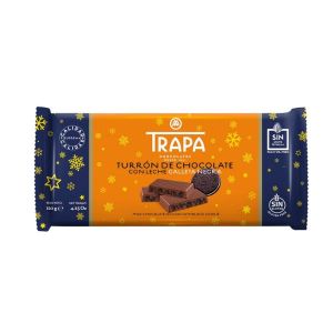 Шоколад Trapa "Турон", без захар, млечен, крисп, 110 гр.