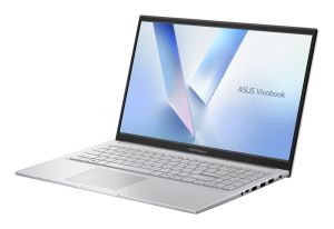 Лаптоп Asus Vivobook X1504MA-BQ475NA,Intel 3 304 1.5 GHz (6MB Cache, up to 4.3 GHz), 15.6" FHD,(1920x1080),8GB DDR5 , SSD 256GB, Chiclet Keyboard with Num-key,No OS, Cool Silver, no adapter