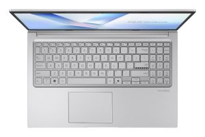 Лаптоп Asus Vivobook X1504MA-BQ475NA,Intel 3 304 1.5 GHz (6MB Cache, up to 4.3 GHz), 15.6" FHD,(1920x1080),8GB DDR5 , SSD 256GB, Chiclet Keyboard with Num-key,No OS, Cool Silver, no adapter