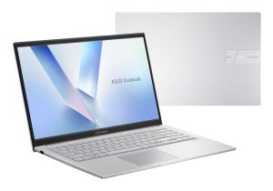 Лаптоп Asus Vivobook X1504MA-BQ475NA,Intel 3 304 1.5 GHz (6MB Cache, up to 4.3 GHz), 15.6" FHD,(1920x1080),8GB DDR5 , SSD 256GB, Chiclet Keyboard with Num-key,No OS, Cool Silver, no adapter