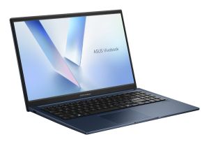 Лаптоп Asus Vivobook X1504MA-BQ204NA,Intel Core 7 350 1.5 GHz(6 MB cache up to 4.8 GHz) , 15.6" FHD,(1920x1080),16GB DDR5, SSD 512 GB, No OS, Quiet Blue,US, no adapter