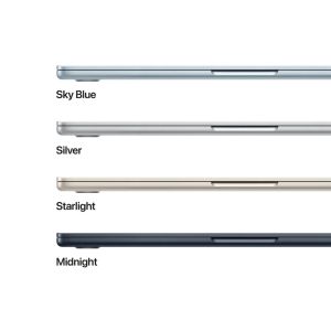 Лаптоп Apple MacBook Air 13.6: Apple M5 chip with 10-core CPU and 10-core GPU, 24GB, 1TB SSD - Midnight