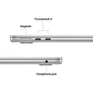 Лаптоп Apple MacBook Air 13.6: Apple M5 chip with 10-core CPU and 10-core GPU, 16GB, 1TB SSD - Silver