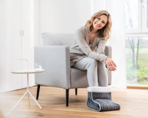 Термоподложка Beurer FW 20 Cosy foot warmer; Fast heating; 3 temperature settings; BSS; OEKO-TEX; Washable lining; 100 Watts; 32(L)x26(B)x26(H)