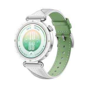 Часовник Huawei Watch GT 7  Konsu-B39LG White and Green Composite Leather + Huawei Freebuds SE 4 ANC, White