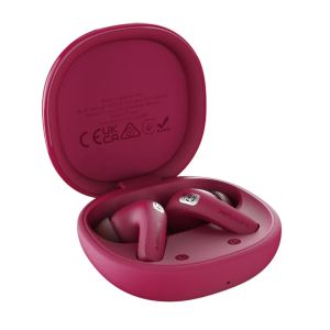 Слушалки HiFuture FlyBuds 4 AI Hot Pink, Support AI Free Talk, Support 130+ Languages Translation,  Active Noise Cancelling, 4 MICS ENC, Wireless 5.4, Up to 10 Hours Battery Life by one charge, IPX5, Ultra Bass, Up to 35 Hours Battery Life combined