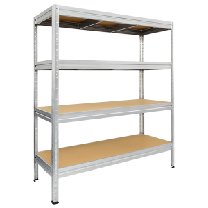 Метален стелаж MEGA 177x180x60 см, 500 кг на рафт - цинк