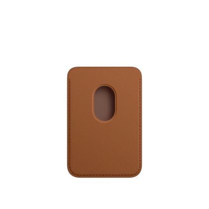 Калъф Apple iPhone Leather Wallet with MagSafe - Saddle Brown 