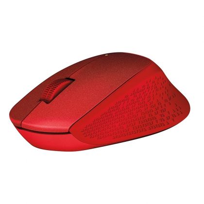 Мишка Logitech Wireless Mouse M330 Silent Plus, red