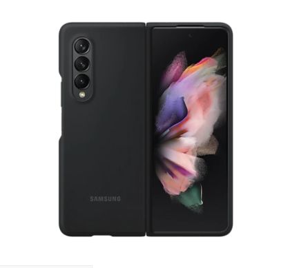 Калъф Samsung Galaxy Z Fold 3 Silicone Cover, Black
